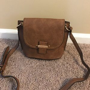 Dark brown crossbody purse